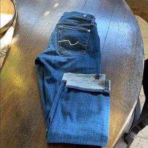 7 for all mankind skinny boyfriend cropped